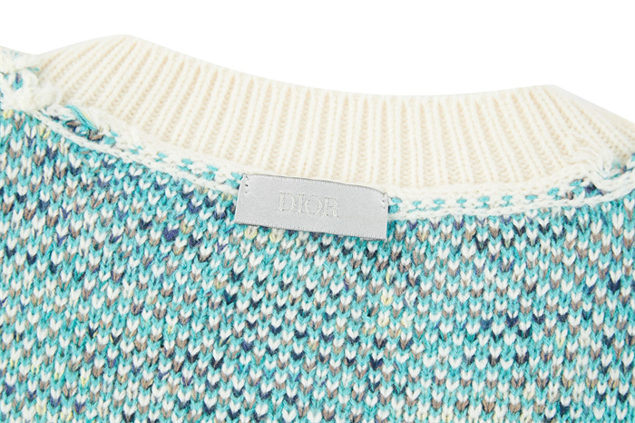 D I O R 디올 25SS 오블리크 니트 스웨터 블루 레플리카 14번 이미지 - 의류 | 세미샵 레플리카 사이트