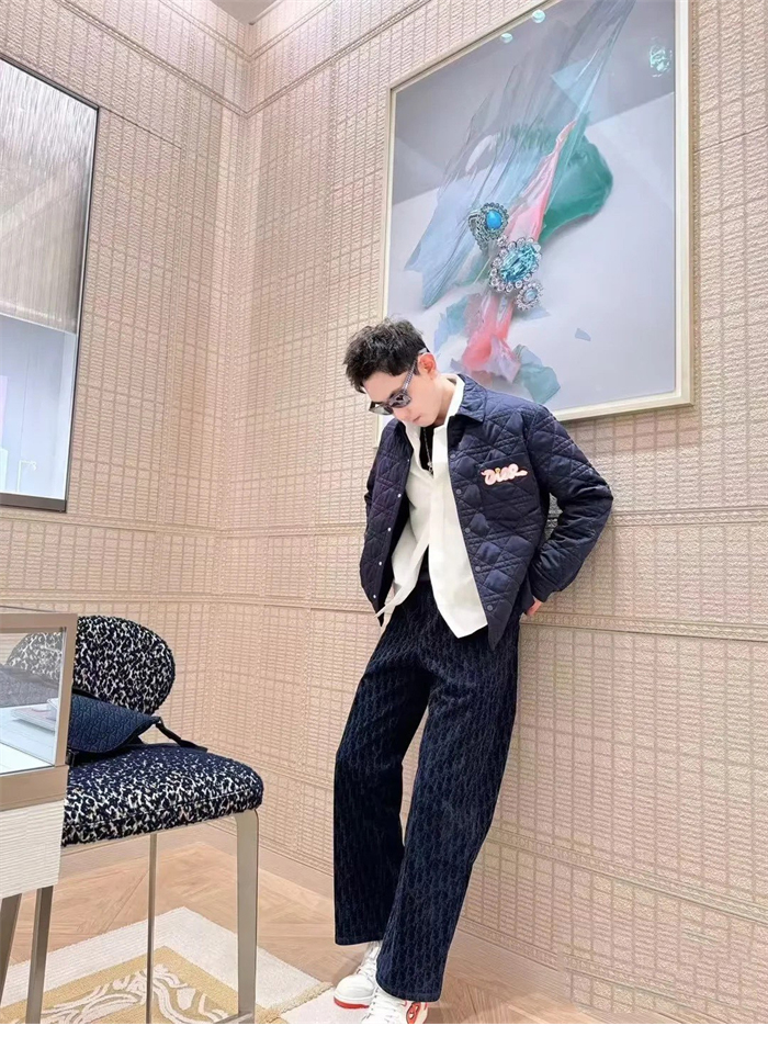 D I O R 디올 25SS 오블리크 데님 팬츠 레플리카 2번 이미지 - 의류 | 세미샵 레플리카 사이트