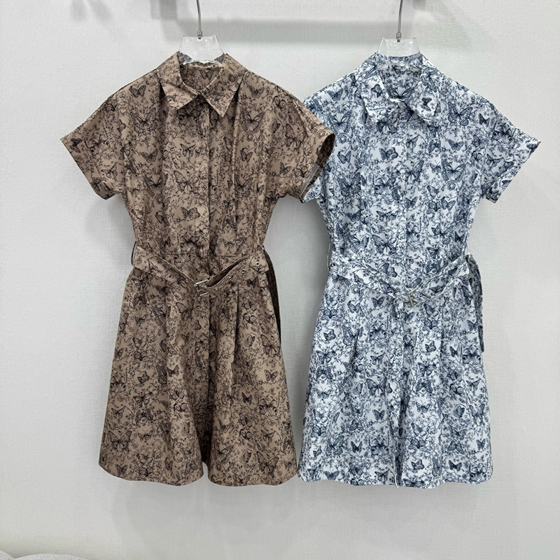 D I O R 디올 25SS 플라워 벨트 원피스 레플리카 1번 이미지 - 의류 | 세미샵 레플리카 사이트