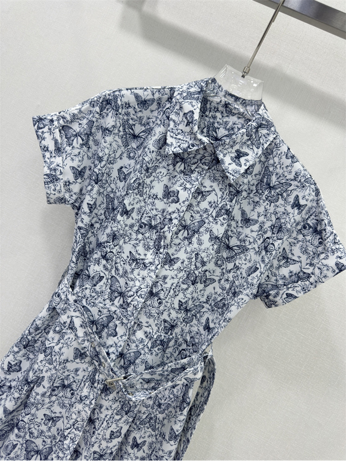 D I O R 디올 25SS 플라워 벨트 원피스 레플리카 9번 이미지 - 의류 | 세미샵 레플리카 사이트