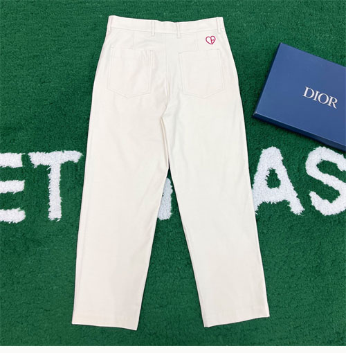 D I O R 디올 CD 하트 팬츠 화이트 레플리카 3번 이미지 - 의류 | 세미샵 레플리카 사이트