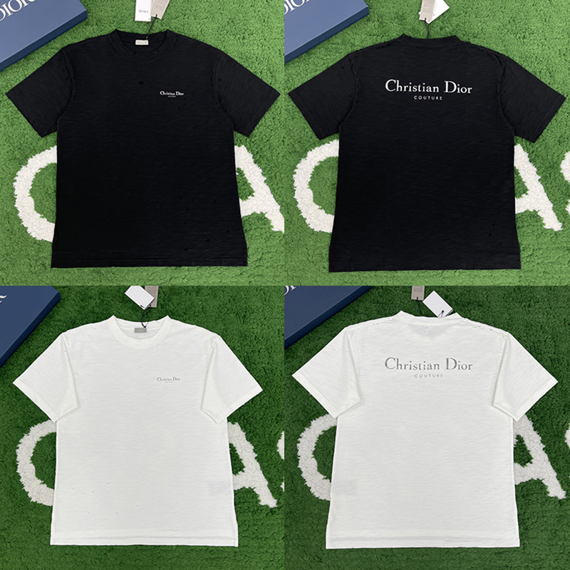 D I O R 디올 Couture 꾸뛰르 오가닉 저지 반팔 티셔츠 레플리카 1번 이미지 - 의류 | 세미샵 레플리카 사이트