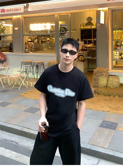 D I O R 디올 Couture 코튼 반팔 티셔츠 레플리카 3번 이미지 - 의류 | 세미샵 레플리카 사이트