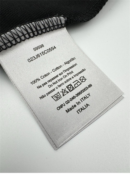 D I O R 디올 Couture 코튼 반팔 티셔츠 레플리카 16번 이미지 - 의류 | 세미샵 레플리카 사이트