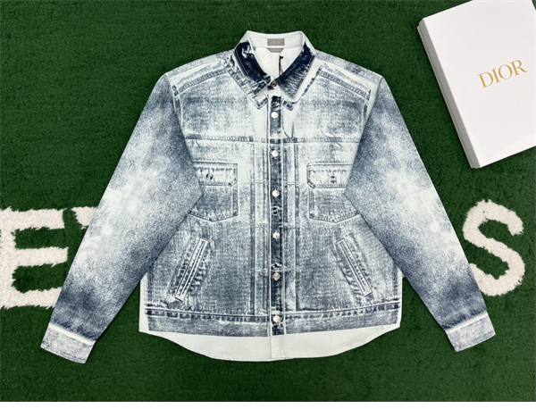 D I O R 디올 MKII 이펙트 데님 오버셔츠 자켓 레플리카 7번 이미지 - 의류 | 세미샵 레플리카 사이트