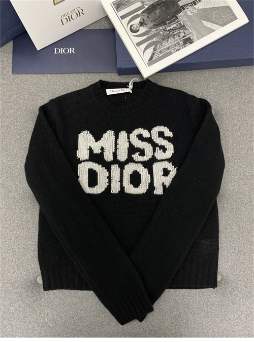 D I O R 디올 Miss Dior Graffiti 모티프 캐시미어 실크 스웨터 3컬러 레플리카 4번 이미지 - 의류 | 세미샵 레플리카 사이트