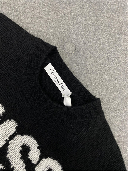 D I O R 디올 Miss Dior Graffiti 모티프 캐시미어 실크 스웨터 3컬러 레플리카 10번 이미지 - 의류 | 세미샵 레플리카 사이트