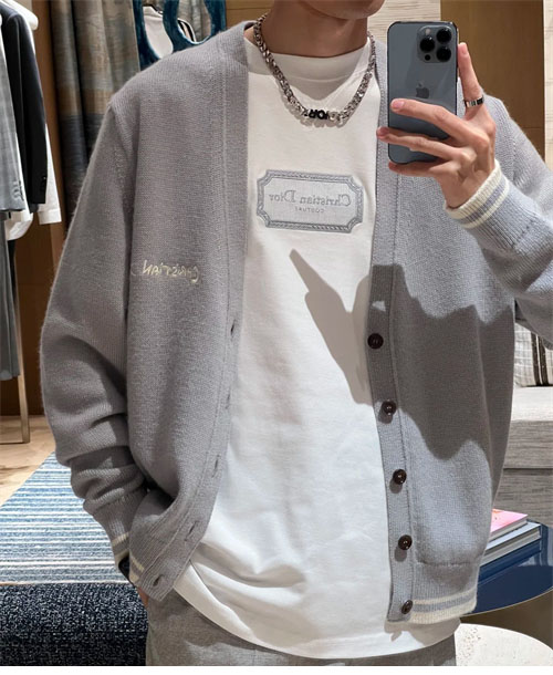 D I O R 디올 Tag 울 알파카 저지 가디건 레플리카 3번 이미지 - 의류 | 세미샵 레플리카 사이트