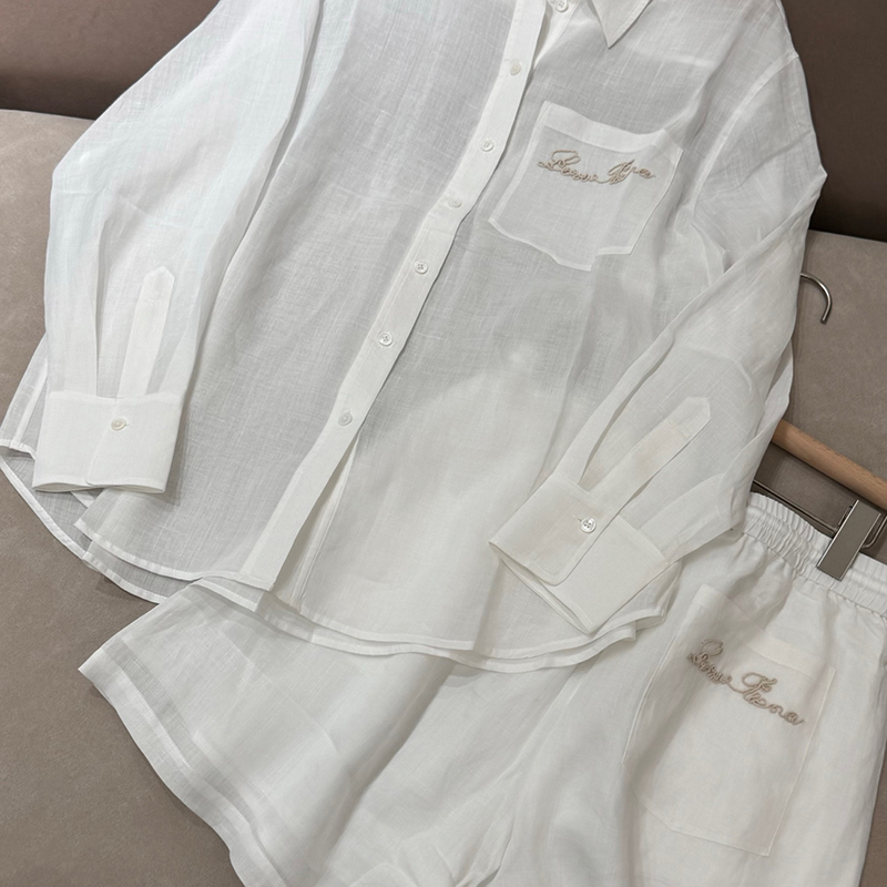 Loro Piana 로로피아나 린넨 셔츠 & 숏팬츠 set 5컬러 레플리카 1번 이미지 - 의류 | 세미샵 레플리카 사이트