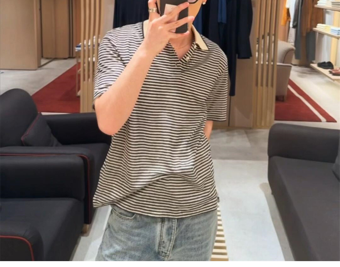 Loro Piana 로로피아나 크레미아 리넨 폴로 셔츠 레플리카 4번 이미지 - 의류 | 세미샵 레플리카 사이트