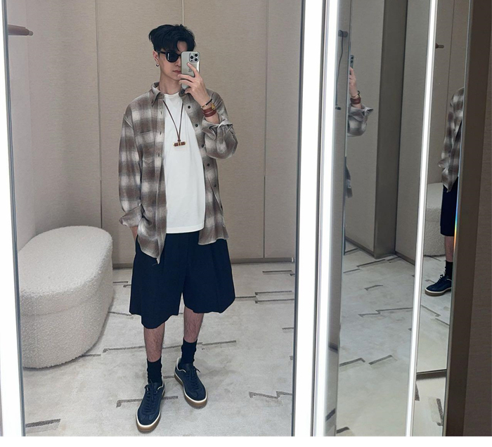 Loro Piana 로로피아나 타탄 플란넬 잭 셔츠 레플리카 3번 이미지 - 의류 | 세미샵 레플리카 사이트