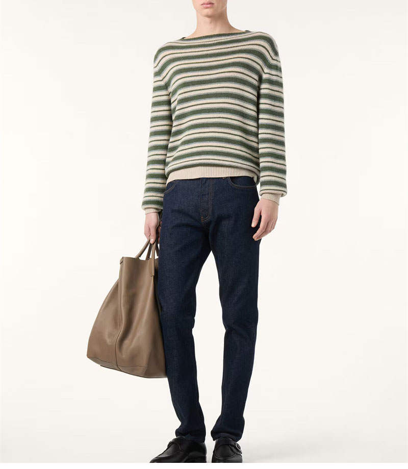 Loro Piana 로로피아나 포벨로 크루넥 베이비 캐시미어 스웨터 레플리카 2번 이미지 - 의류 | 세미샵 레플리카 사이트