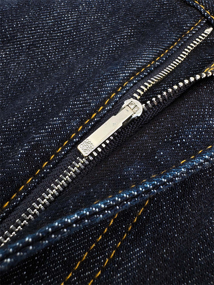 Loewe 로에베 아나그램 베럴 레그 워시드 와이드 데님 진 레플리카 12번 이미지 - 의류 | 세미샵 레플리카 사이트