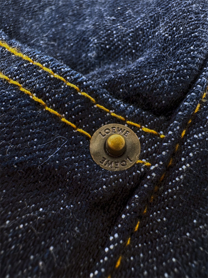 Loewe 로에베 아나그램 베럴 레그 워시드 와이드 데님 진 레플리카 13번 이미지 - 의류 | 세미샵 레플리카 사이트