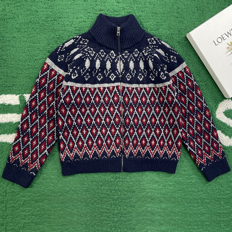 로에베 로에베 올오버 울 기하학 집업 가디건 레플리카 13번 이미지 - 의류 | 세미샵 레플리카 사이트