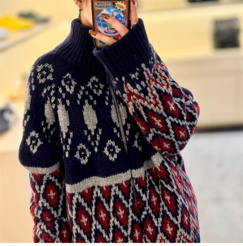 로에베 로에베 올오버 울 기하학 집업 가디건 레플리카 11번 이미지 - 의류 | 세미샵 레플리카 사이트