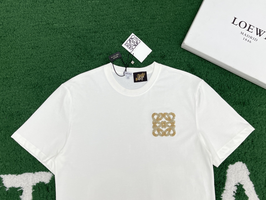 Loewe 로에베 이비자 테리 로고 코튼 져지 반팔 티셔츠 “3COLOR” 레플리카 13번 이미지 - 의류 | 세미샵 레플리카 사이트