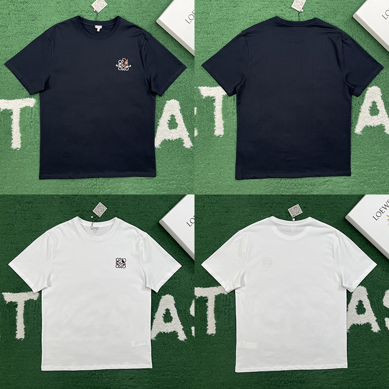 로에베 로에베 퓨처리스트 캣츠 아나그램 크루넥 반팔 티셔츠 레플리카 14번 이미지 - 의류 | 세미샵 레플리카 사이트