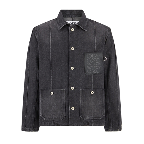 Loewe 로에베 24SS 아나그램 워크 웨어 데님 자켓 레플리카 2번 이미지 - 의류 | 세미샵 레플리카 사이트