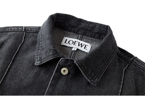 Loewe 로에베 24SS 아나그램 워크 웨어 데님 자켓 레플리카 4번 이미지 - 의류 | 세미샵 레플리카 사이트