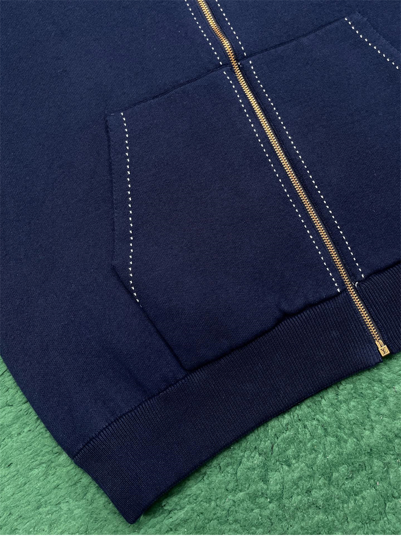 루이비통 루이비통 그래픽 인따르시아 지퍼 코튼 후디 레플리카 6번 이미지 - 의류 | 세미샵 레플리카 사이트