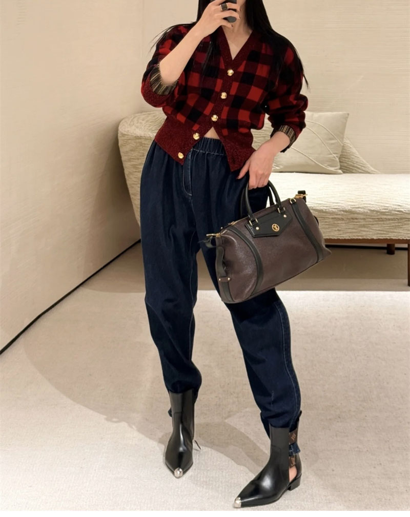 루이비통 루이비통 그래픽 체크 니트 가디건 레플리카 6번 이미지 - 의류 | 세미샵 레플리카 사이트