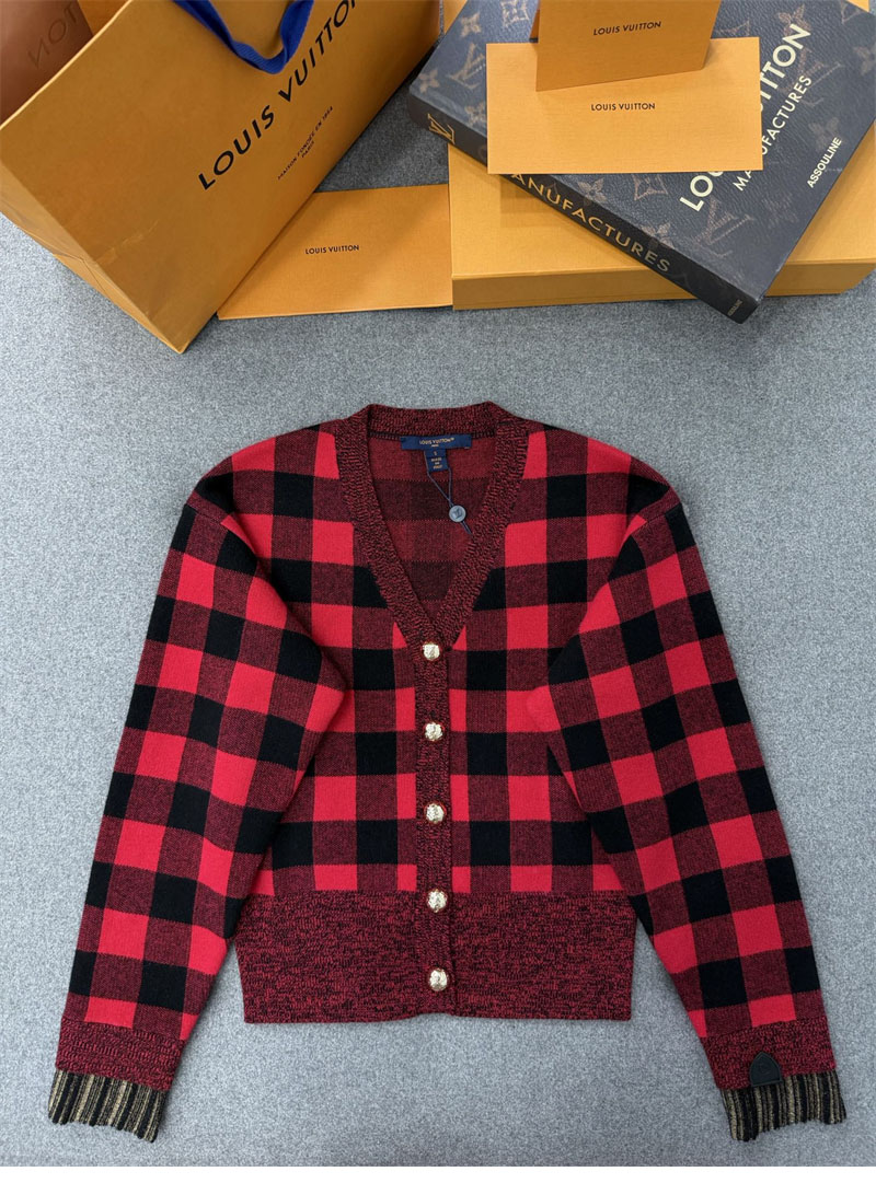 루이비통 루이비통 그래픽 체크 니트 가디건 레플리카 2번 이미지 - 의류 | 세미샵 레플리카 사이트