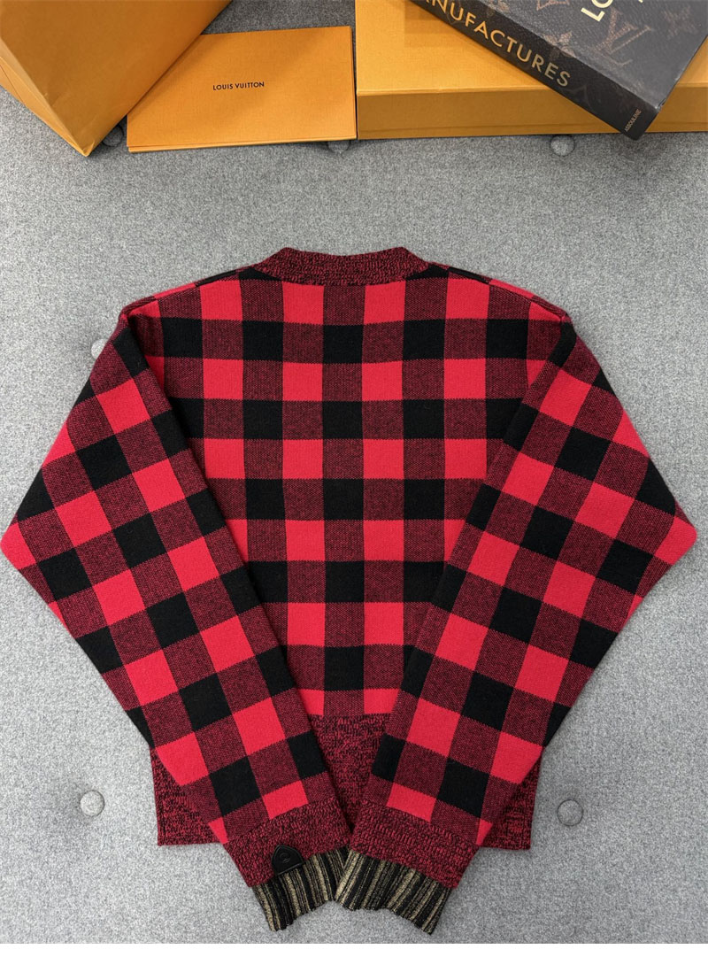 루이비통 루이비통 그래픽 체크 니트 가디건 레플리카 3번 이미지 - 의류 | 세미샵 레플리카 사이트