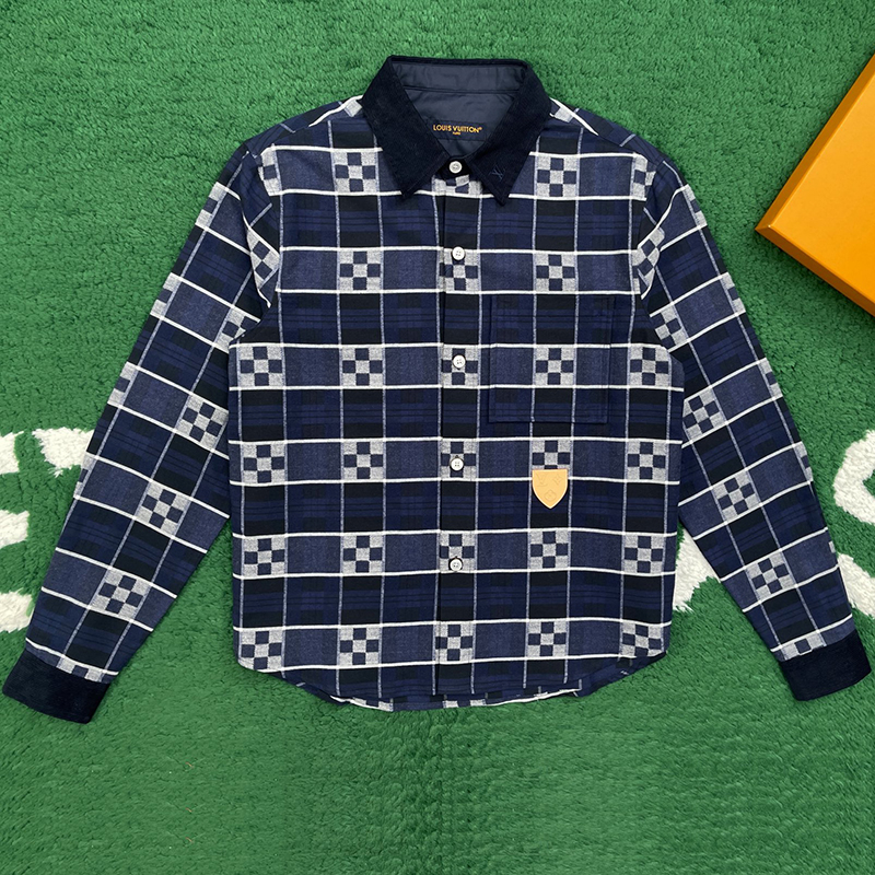 루이비통 루이비통 다미에 플래드 플란넬 셔츠 레플리카 5번 이미지 - 의류 | 세미샵 레플리카 사이트