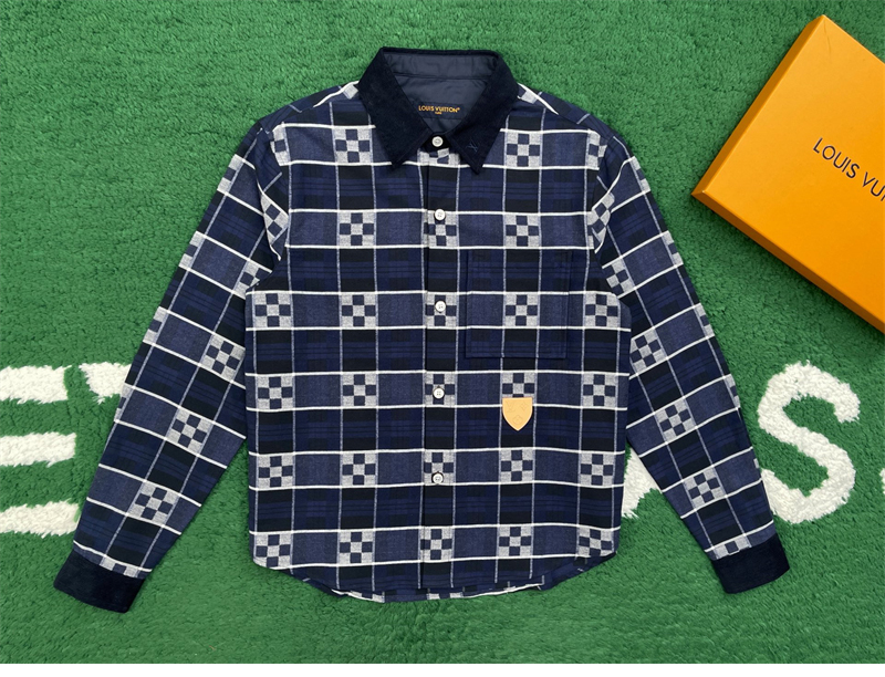 루이비통 루이비통 다미에 플래드 플란넬 셔츠 레플리카 1번 이미지 - 의류 | 세미샵 레플리카 사이트