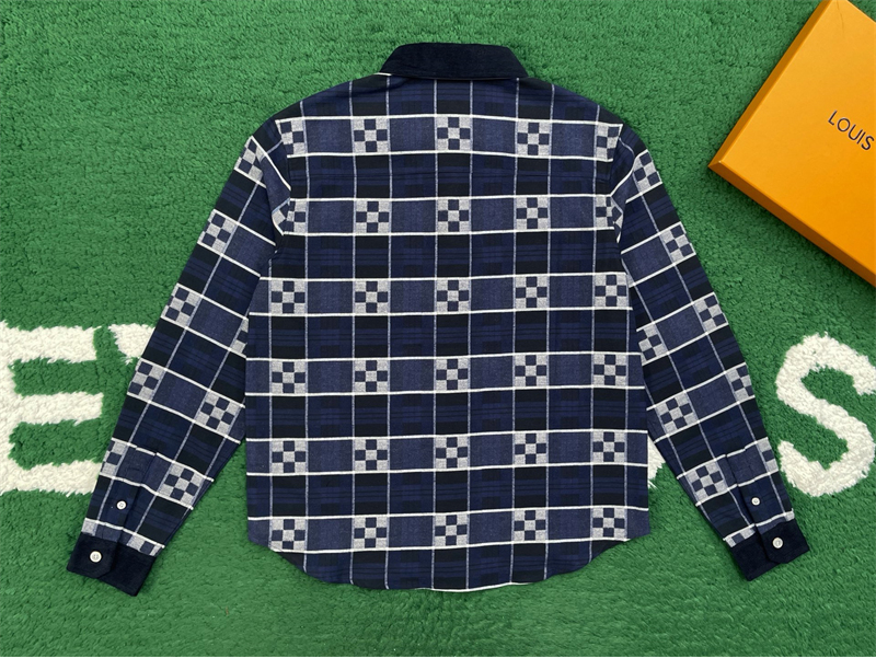 루이비통 루이비통 다미에 플래드 플란넬 셔츠 레플리카 6번 이미지 - 의류 | 세미샵 레플리카 사이트