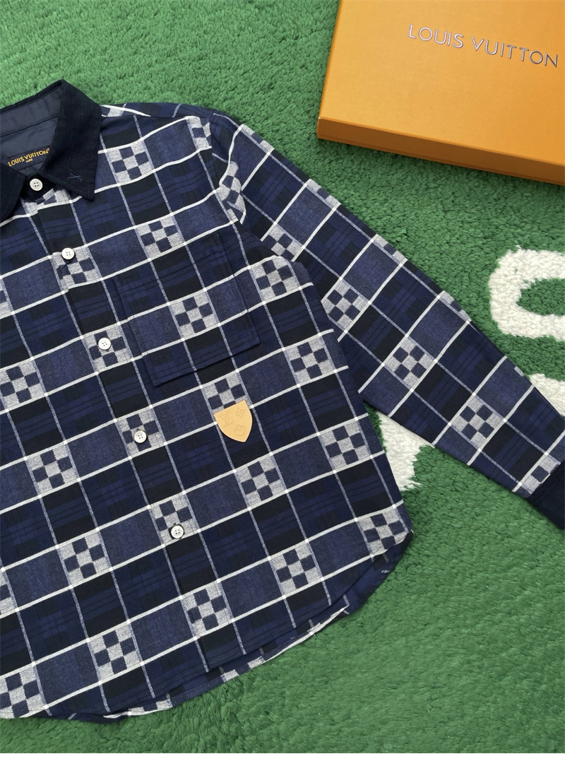 루이비통 루이비통 다미에 플래드 플란넬 셔츠 레플리카 9번 이미지 - 의류 | 세미샵 레플리카 사이트