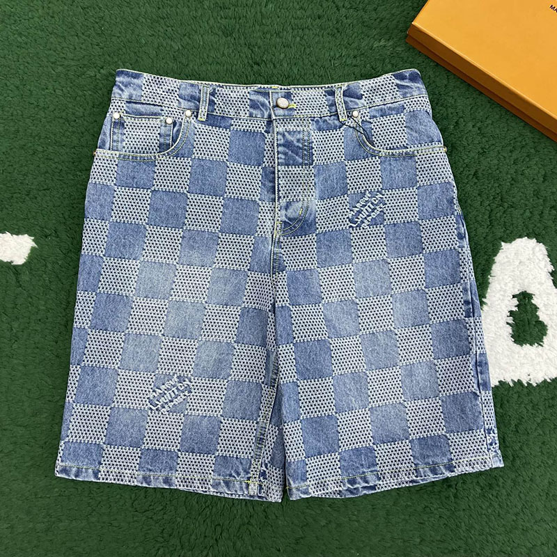 Louis Vuitton 루이비통 다미에 3D 라이트 데님 숏 팬츠 레플리카 1번 이미지 - 의류 | 세미샵 레플리카 사이트