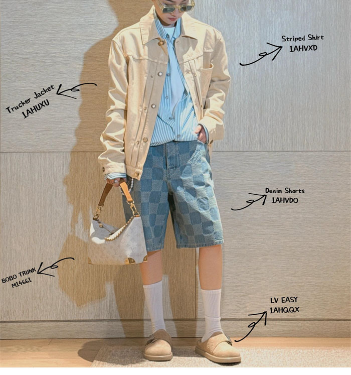 Louis Vuitton 루이비통 다미에 3D 라이트 데님 숏 팬츠 레플리카 4번 이미지 - 의류 | 세미샵 레플리카 사이트