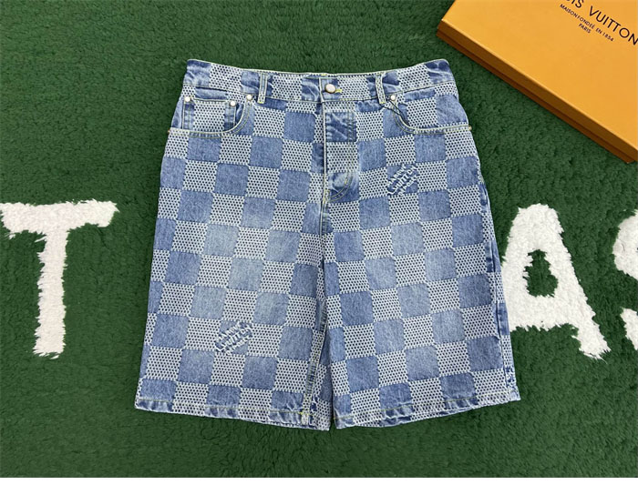 Louis Vuitton 루이비통 다미에 3D 라이트 데님 숏 팬츠 레플리카 5번 이미지 - 의류 | 세미샵 레플리카 사이트