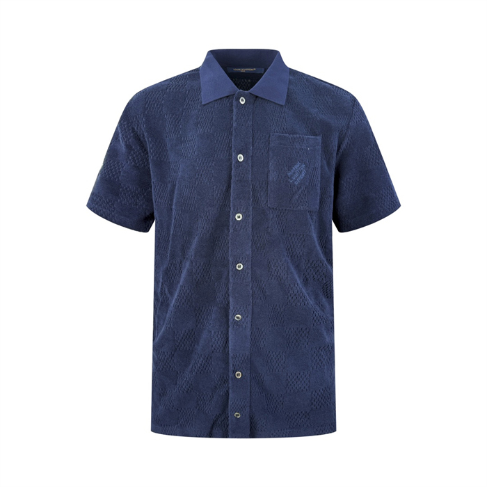 Louis Vuitton 루이비통 다미에 MLVD 프렌치 테리 숏 슬리브드 셔츠 레플리카 5번 이미지 - 의류 | 세미샵 레플리카 사이트