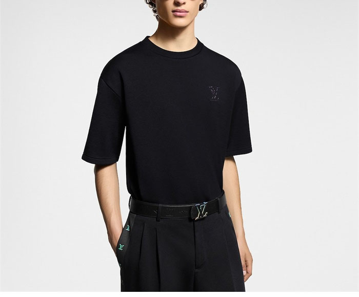 Louis Vuitton 루이비통 라인스톤 LV 저지 반팔 티셔츠 레플리카 2번 이미지 - 의류 | 세미샵 레플리카 사이트