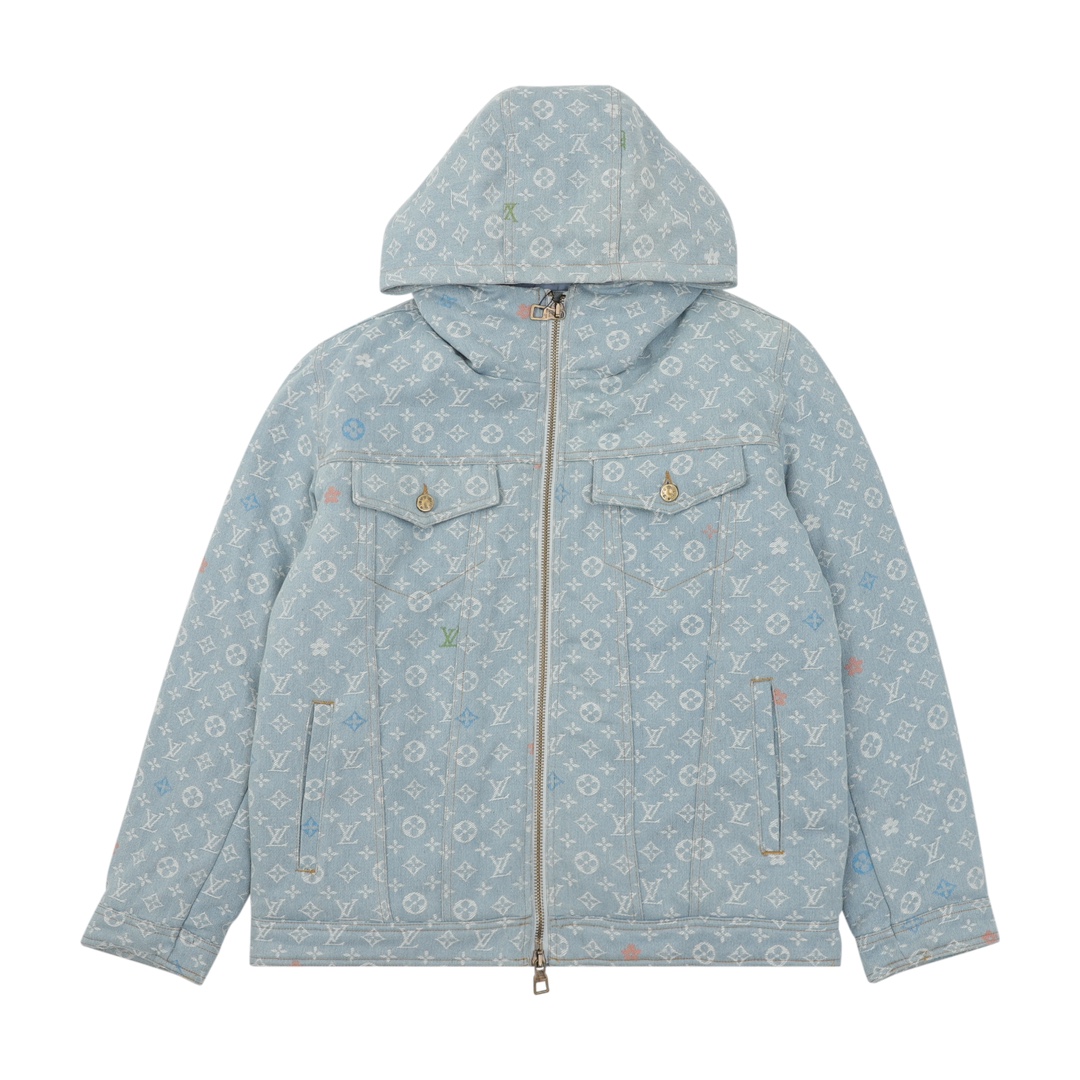 루이비통 루이비통 모노그램 멀티컬러 데님 후디드 자켓 레플리카 1번 이미지 - 의류 | 세미샵 레플리카 사이트