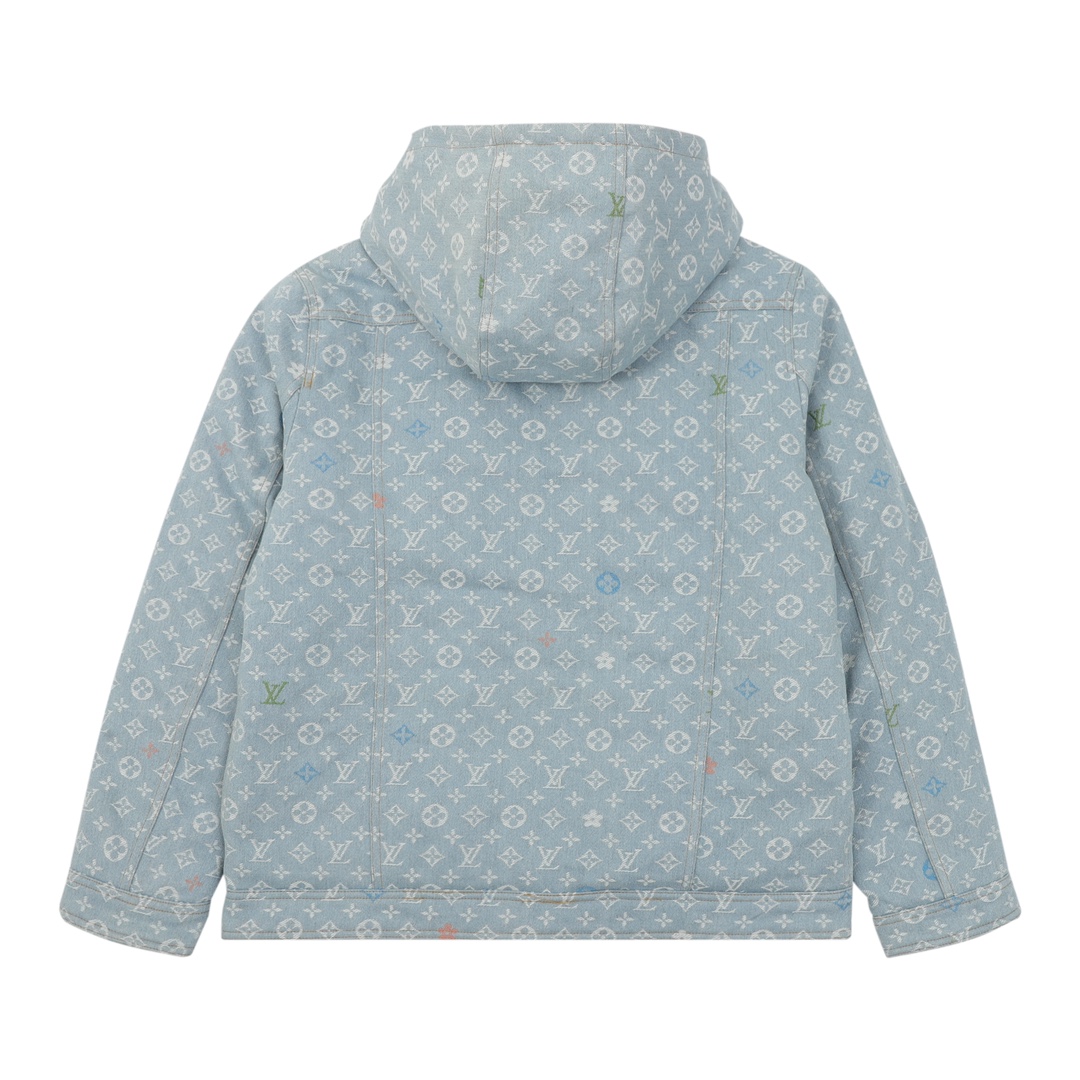 루이비통 루이비통 모노그램 멀티컬러 데님 후디드 자켓 레플리카 2번 이미지 - 의류 | 세미샵 레플리카 사이트