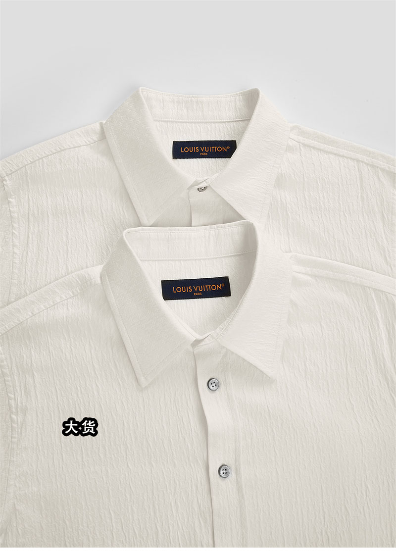 루이비통 루이비통 모노그램 자카드 롱 슬리브드 코튼 셔츠 레플리카 10번 이미지 - 의류 | 세미샵 레플리카 사이트