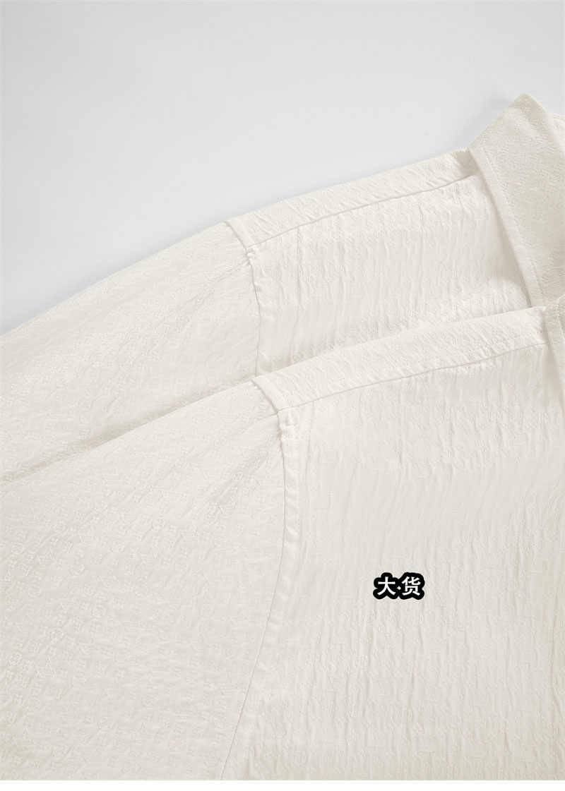 루이비통 루이비통 모노그램 자카드 롱 슬리브드 코튼 셔츠 레플리카 11번 이미지 - 의류 | 세미샵 레플리카 사이트