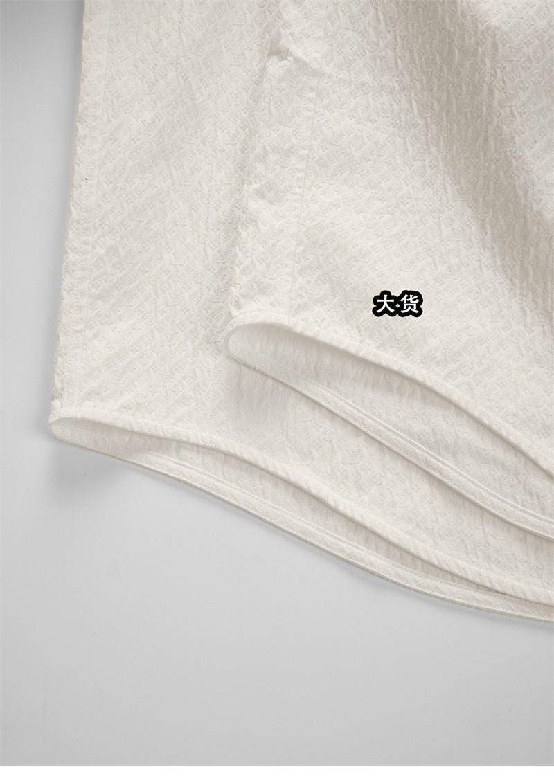 루이비통 루이비통 모노그램 자카드 롱 슬리브드 코튼 셔츠 레플리카 1번 이미지 - 의류 | 세미샵 레플리카 사이트