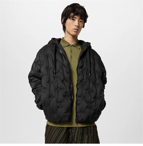 Louis Vuitton 루이비통 모노그램 퀼티드 후디 블루종 2컬러 레플리카 2번 이미지 - 의류 | 세미샵 레플리카 사이트