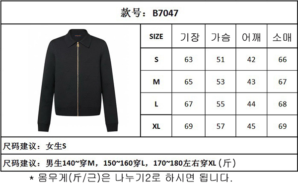 Louis Vuitton 루이비통 모노그램 LV 엠보스드 울 블루종 레플리카 2번 이미지 - 의류 | 세미샵 레플리카 사이트