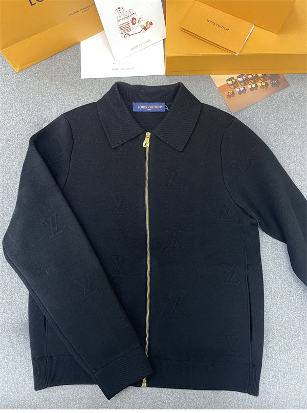 Louis Vuitton 루이비통 모노그램 LV 엠보스드 울 블루종 레플리카 6번 이미지 - 의류 | 세미샵 레플리카 사이트