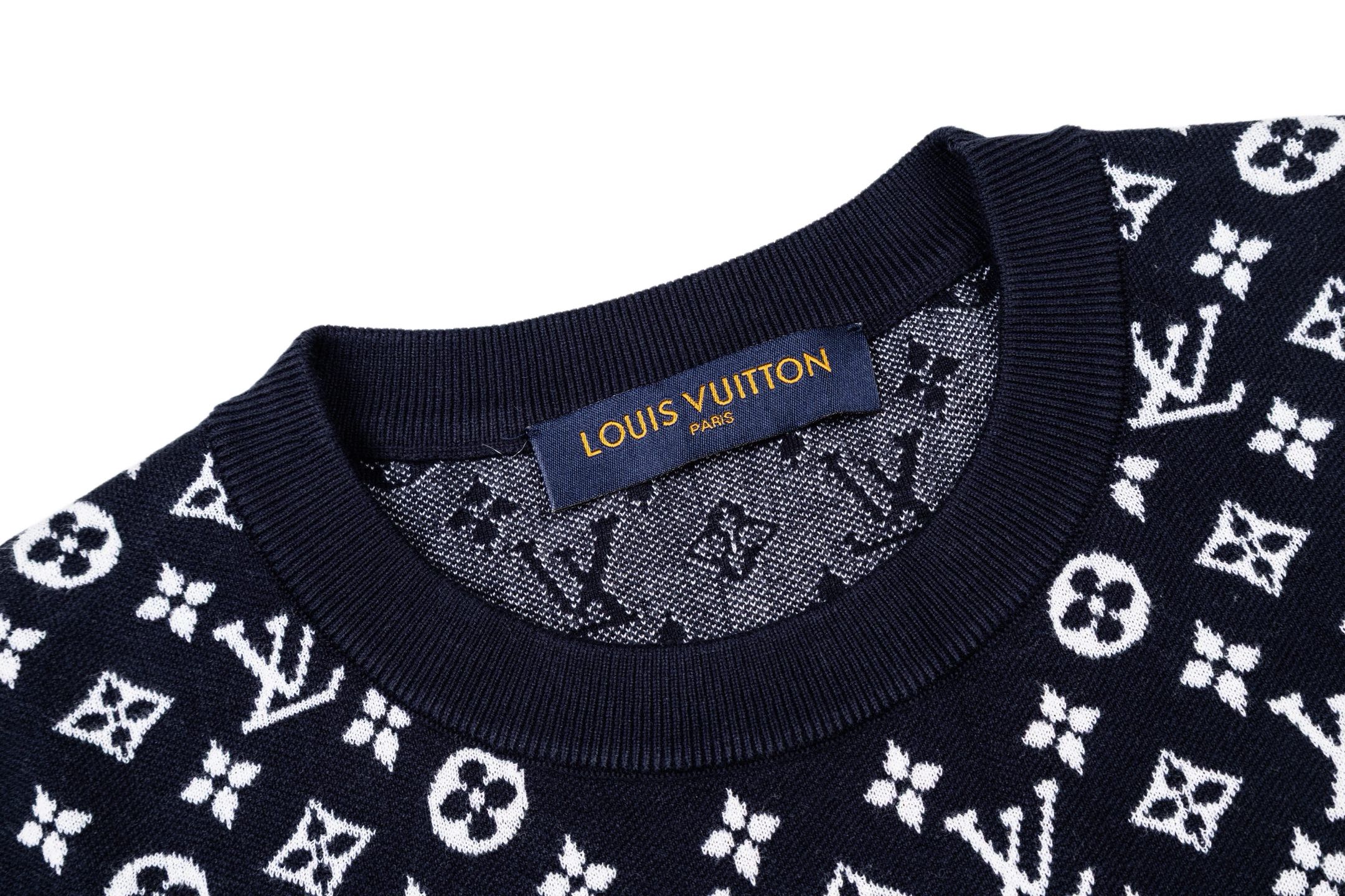 루이비통 루이비통 믹스드 모노그램 자카드 티셔츠 레플리카 3번 이미지 - 의류 | 세미샵 레플리카 사이트