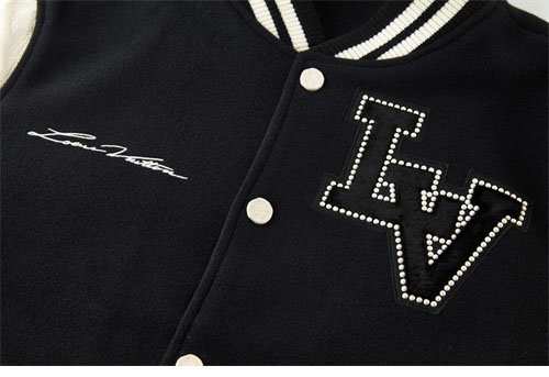 Louis Vuitton 루이비통 시그니처 벨벳 LV 바시티 블루종 자켓 레플리카 10번 이미지 - 의류 | 세미샵 레플리카 사이트