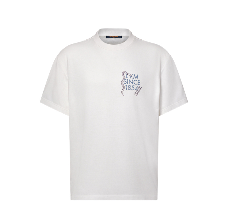 루이비통 루이비통 시그니처 프린티드 숏 슬리브 반팔 티셔츠 레플리카 9번 이미지 - 의류 | 세미샵 레플리카 사이트