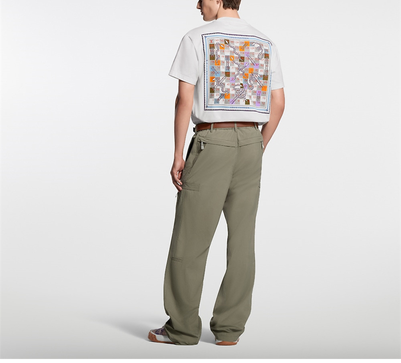 루이비통 루이비통 시그니처 프린티드 숏 슬리브 반팔 티셔츠 레플리카 10번 이미지 - 의류 | 세미샵 레플리카 사이트