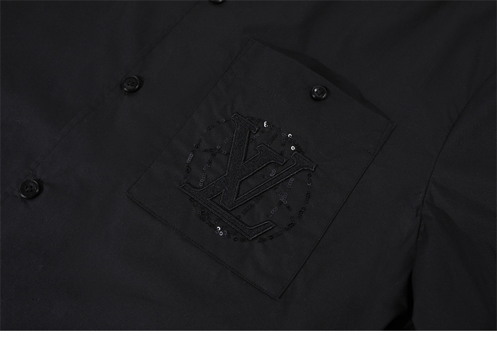 Louis Vuitton 루이비통 엠브로이더드 숏 슬리브드 코튼 셔츠 레플리카 12번 이미지 - 의류 | 세미샵 레플리카 사이트